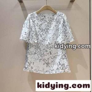シルク プリント ボートネックトップ クロエ レディース コピーkid26Cameym