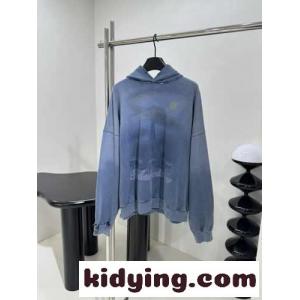 PARIS MOON HOODIE オーバーサイズ バレンシアガ ブランド コピー パーカー コピー ブルーkid26Pbiaia
