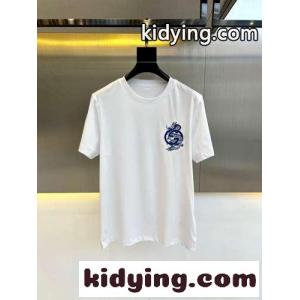 快適 シルケットコットン 刺繍入り グッチ スーパーコピー Tシャツ コピー 半袖Tシャツ ホワイトkid26GLnmue