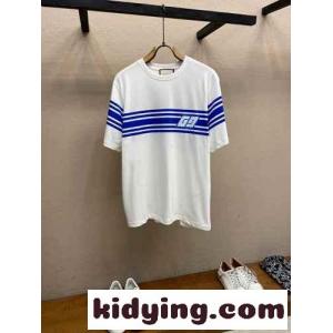 カジュアル コットン クルーネック グッチ スーパーコピー Tシャツ コピー 半袖Tシャツ ホワイトkid26qaObGf