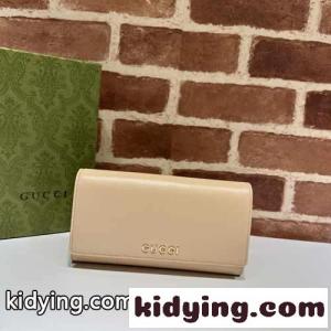 ロゴ入り コンチネンタルウォレット グッチ コピー 財布 コピー 772638 ベージュkid26bGb4DC