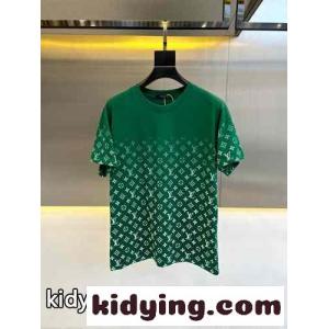 お洒落 人気 モノグラムグラディエントTシャツ ルイ・ヴィトン Tシャツ コピー グリーンkid26yi4fam