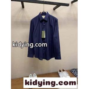 シンプル ダブルG コットン トップス グッチ コピーブランド シャツ コピー ネイビーkid26qKnqSn