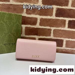 ロゴ入り コンチネンタルウォレット グッチ コピー 財布 コピー 772638 ピンクkid26fKbaqi