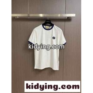 カジュアル シンプル クルーネック 半袖Tシャツ グッチ コピー Tシャツ コピー ホワイトkid26GXn01v