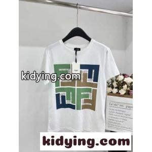フェンディ ブランド コピー Tシャツ コピー 定番 プリント クルーネック 半袖Tシャツkid26eyqeiC