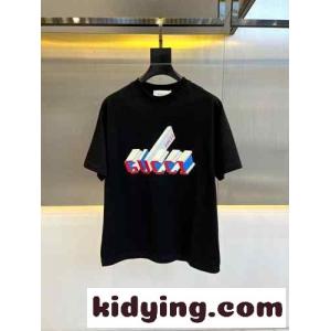 グッチ スーパーコピー Tシャツ コピー シンプル 合わせやすい 半袖Tシャツ ブラックkid26muSX9r