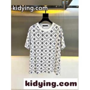 人気 モノグラム 半袖Tシャツ ルイ・ヴィトン Tシャツ コピー クルーネックkid26fq8fqC