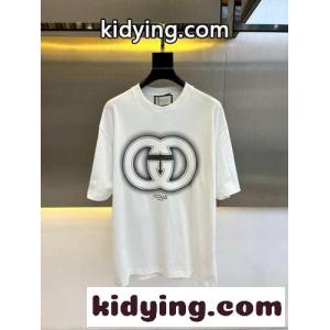 定番 カジュアル コットンジャージー 半袖Tシャツ  グッチ コピー Tシャツ コピー ホワイトkid26CmGL9v