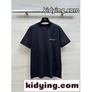 ユニセックス コットン クルーネック 半袖Tシャツ フェンディ ブランド コピー Tシャツ コピーkid26zWLrWr