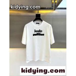 定番 ロゴ入り クルーネック 半袖Tシャツ ルイ・ヴィトン ...
