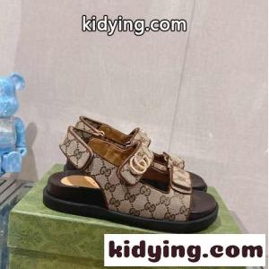 ダブルG付き ウィメンズ サンダル グッチ コピー サンダル コピー 人気 ベージュkid26rWbu4z