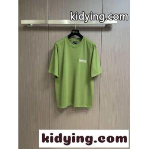 人気 POLITICAL CAMPAIGN 半袖Tシャツ バレンシアガ スーパーコピー Tシャツ コピー グリーンkid26Dq0zau