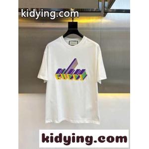 グッチ コピー Tシャツ コピー シンプル 合わせやすい 半袖Tシャツ ホワイトkid26yuuC4b