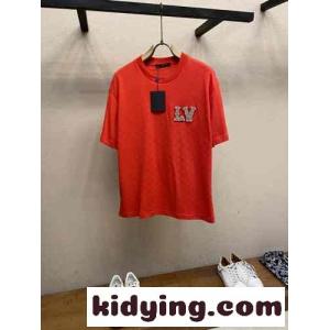 2026春夏 ファッション クルーネック 半袖Tシャツ ルイ・ヴィトン Tシャツ コピーkid26KDOj0v