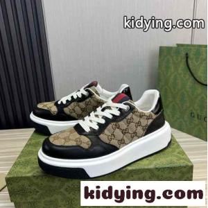 グッチ スーパーコピー スニーカー コピー メンズシューズ GGキャンバス＆レザーkid26jyqyOf