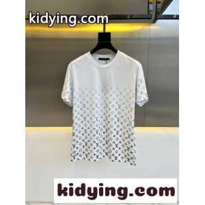 お洒落 人気 モノグラムグラディエントTシャツ ルイ・ヴィトン Tシャツ コピー ホワイトkid26Snem0n