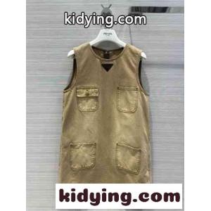 ノースリーブ デニム ミニドレス プラダ コピー ワンピース コピー レディースkid26vmamuy