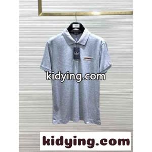 カジュアル コットン 半袖 ポロシャツ エルメネジルド・ゼニア Tシャツ コピー グレーkid26mmS9zq