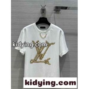 ノーティカルLV Tシャツ ルイ・ヴィトン Tシャツ 偽物 コットン ホワイトkid26PXT1LD