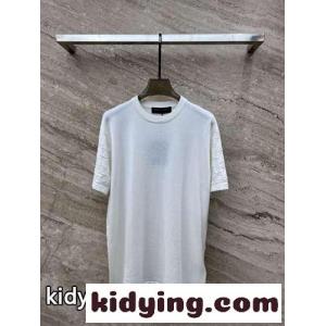 ショートスリーブシグネチャークルーネック ルイ・ヴィトン Tシャツ 偽物 ホワイトkid269zCKDm