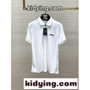 カジュアル コットン 半袖 ポロシャツ エルメネジルド・ゼニア Tシャツ コピー ホワイトkid26iS9z4v