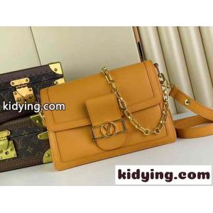 24SS☆LV ドフィーヌ・ソフト MM ルイヴィトン コピーブランド バッグ スーパーコピー M25048 オレンジkid26nq4jKn