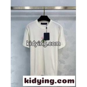 ショートスリーブコットンニットクルーネック ルイ・ヴィトン Tシャツ 偽物kid26GrOvOj