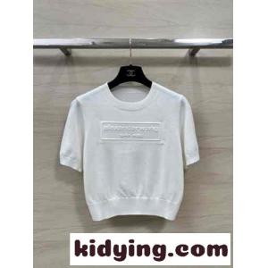 定番 人気 半袖 ニット トップス アレキサンダーワング ニット コピー ホワイトkid26biKjGb