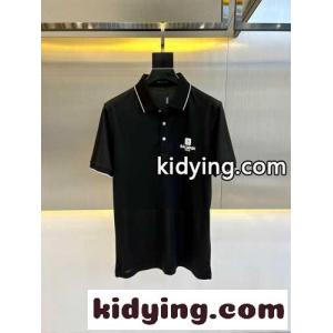 洗練された 定番 コットンピケ 半袖 ポロシャツ バルマン スーパーコピー Tシャツ コピー ブラックkid26OTDu0f