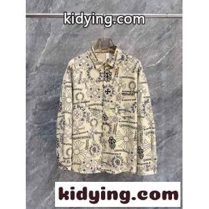 クロムハーツ コピーブランド ジャケット コピー プリント 総柄 おしゃれ シャツブルゾンkid26qSjK9j