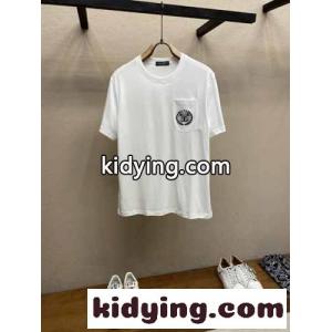 コットン DG MILANOロゴエンブロイダリー ドルチェ&ガッバーナ コピー Tシャツ コピー ホワイトkid26GTb41r