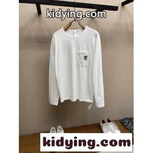クロムハーツ ブランド コピー Tシャツ コピー シンプル 合わせやすい クルーネック 長袖Tシャツ ホワイトkid260veOLD