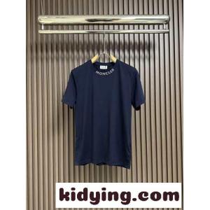 カジュアル 定番 クルーネック 半袖Tシャツ モンクレール コピーブランド Tシャツ コピー ネイビーkid26X555rm