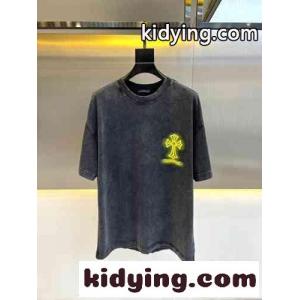 クロムハーツ スーパーコピー Tシャツ 偽物 カジュアル クルーネック コットン 半袖Tシャツkid26yGbSrC