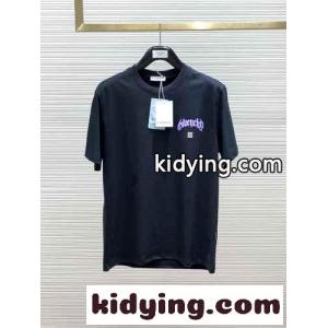 着心地いい コットン ジバンシィ コピー Tシャツ 偽物 クルーネック 半袖Tシャツ ブラックkid26PLTLzu