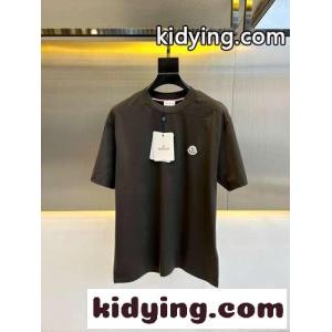 モンクレール コピー Tシャツ コピー カジュアル 定番 クルーネック 半袖Tシャツ グレーkid26SnCqKf