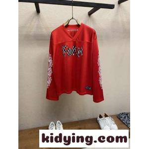カジュアル ストリート メッシュ ホッケーTシャツ クロムハーツ ブランド コピー Tシャツ コピーkid26m4fCWD
