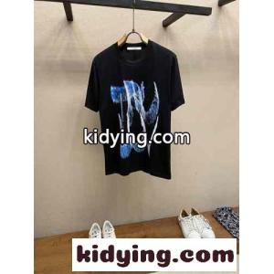 Love プリント クルーネック コットン 半袖Tシャツ ジバンシィ ブランド コピー Tシャツ 偽物 ブラックkid26mGDiOn