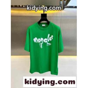 カジュアル 定番 コットンジャージ 半袖Tシャツ モンクレール コピー Tシャツ コピー グリーンkid26SLjuKn