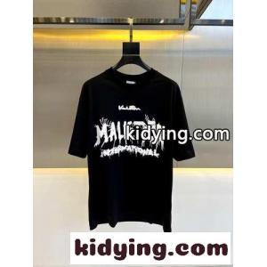 定番 プリント モンクレール コピーブランド Tシャツ コピー クルーネック 半袖Tシャツ ブラックkid26DSfKTn