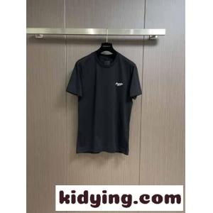 シンプル 人気 ロゴ クルーネック 半袖Tシャツ ジバンシィ コピー Tシャツ 偽物 ブラックkid26j89nKf