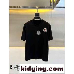 クラシック 合わせやすい 半袖Tシャツ モンクレール コピーブランド Tシャツ コピー ブラックkid269byGTD