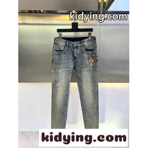 快適 ストレッチ デニムパンツ クロムハーツ コピー ジーンズ コピー 合わせやすいkid26Oz0z8n