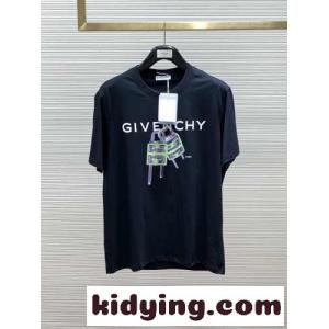4G ロック プリントコットン 半袖Tシャツ ジバンシィ ブランド コピー Tシャツ 偽物 ブラックkid26Pzu0zm