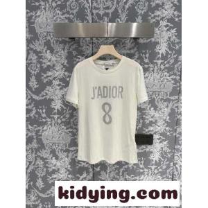コットン & リネン JAdior コピー 8 半袖Tシャツ クリスチャン・ディオール コピー Tシャツ コピー ホワイトkid26vmWTTn