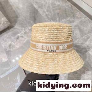 クリスチャン・ディオール コピーブランド キャップ 偽物 春夏 ファッション ストローハットkid26HDKrWv