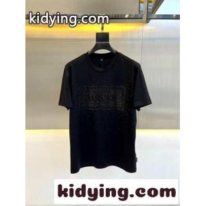 クリスタル 90S ヴィンテージ ロゴ Tシャツ ヴェルサーチ コピーェ Tシャツ コピー ブラックkid261bm8Di