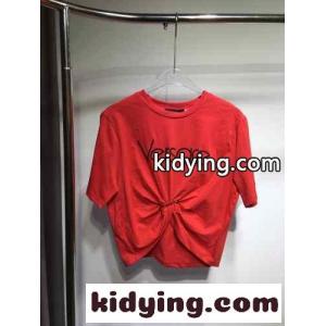 セーフティー ピン ロゴ 半袖Tシャツ ヴェルサーチ コピーェ Tシャツ コピー レッドkid26PXHPri