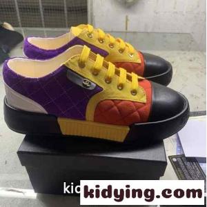 カジュアル シシンプル ャネル スニーカー 偽物 レースアップ キャンバススニーカーkid26zaG9za